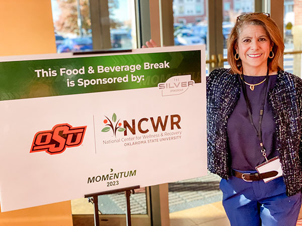 Ann Kraft, head of strategic partnership for NCWR, attended the 2023 Momentum Prevention, Justice, Recovery Conference.