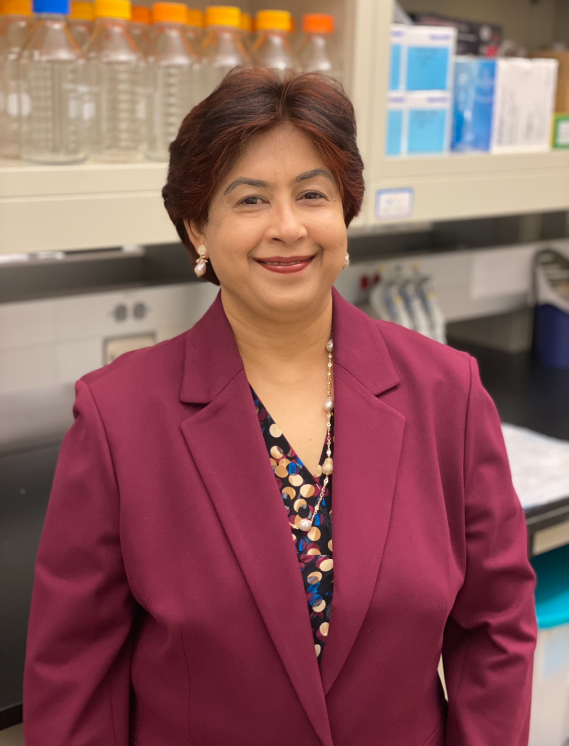 Shilpa Dange, Ph.D. student at the National Center for Wellness and Recovery and the School of Biomedical Sciences at Oklahoma State University Center for Health Sciences.